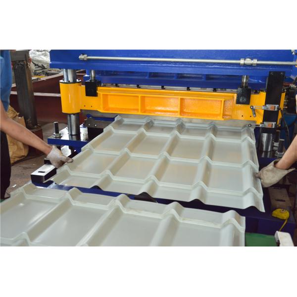 1220mm Galvanized Steel PPGI Metal Tile Roof Panel Roll Forming Machine