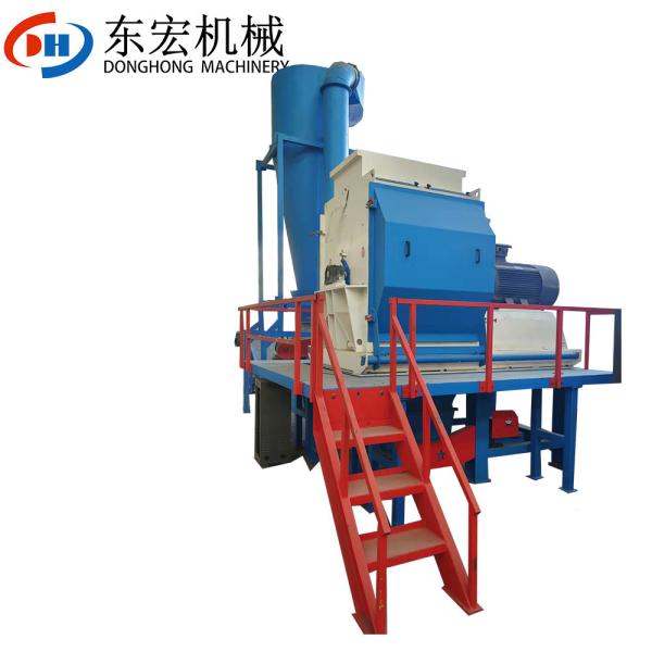High Productivity 6000 kg Wood Crusher for High Yield Log Branch Pellet Manufacturing