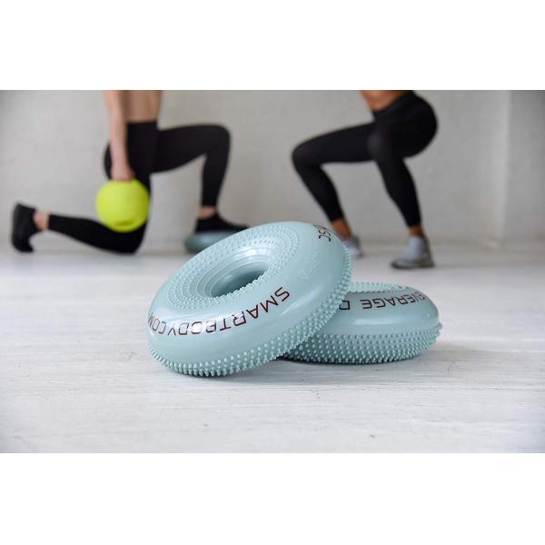 Eco Friendly Spiky Balance Disc Cushion Massage Exercise Air Inflation