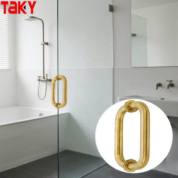Hot Sales Glass Sliding Door Handle Stainless Steel 304 Shower Gold Door Handle