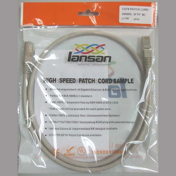 Обнаженный медный защищаемый Cat6 кабель, кабель сети передачи высокоскоростной