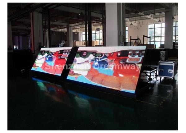 Commercial Full Color IP65 Outdoor LED Signs Wall Mouted with Frame LED Box