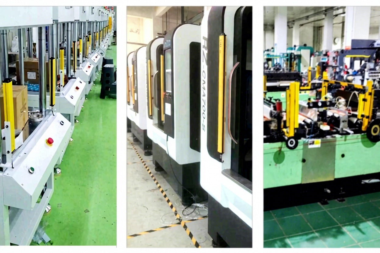 Infrared Photoelectric Safety Light Barrier Light Curtain Sensor IP65 DC10 - 30V Aluminum Alloy