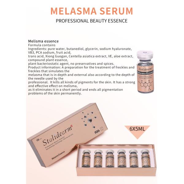 Private Label Stalidearm Hyaluronic Acid Serum Vitamin Moisturizing Serum for Face Melasma Removal 10ml Anti-Aging Liquid OEM Supply