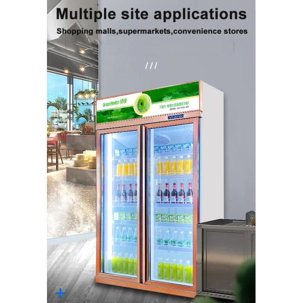 1000L Stand Back Bar Cooler Вертикальный дисплей холодильник Регулируемая полка для пива