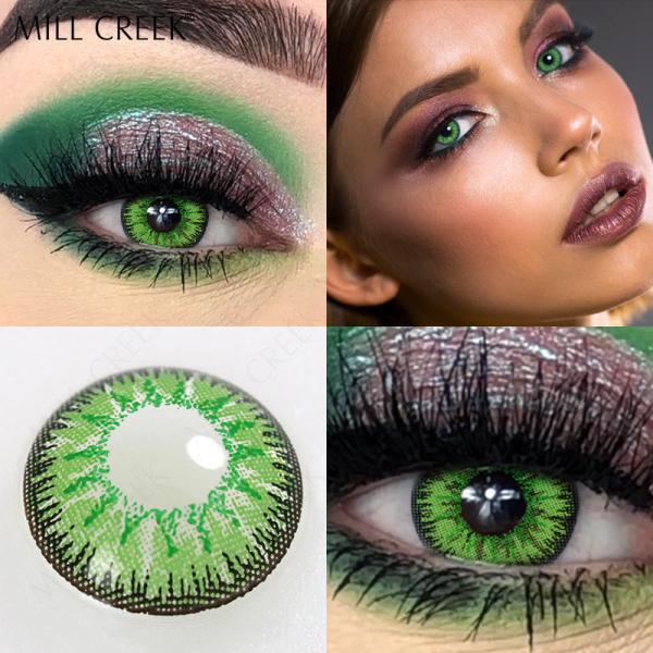 OEM Vika Purple Brown Blue Halloween Eye Contacts 14.5mm for party