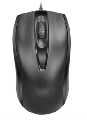 ETEK Ergonomic Optical Mouse,USB Wired Mouse,3-Button, 3 Million Click Life, ABS, 1.35m Cable, 5V/100mA, for Win/Mac