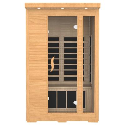 Home Canadian Red Cedar Wood 2 Person Infrared Sauna For Body Sculpting