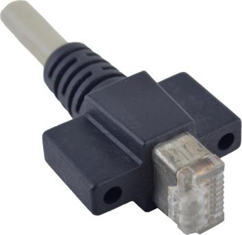 Cat 6 RJ45 Vertical Fastest Ethernet Cable Assemblies For Machine Vision Systems