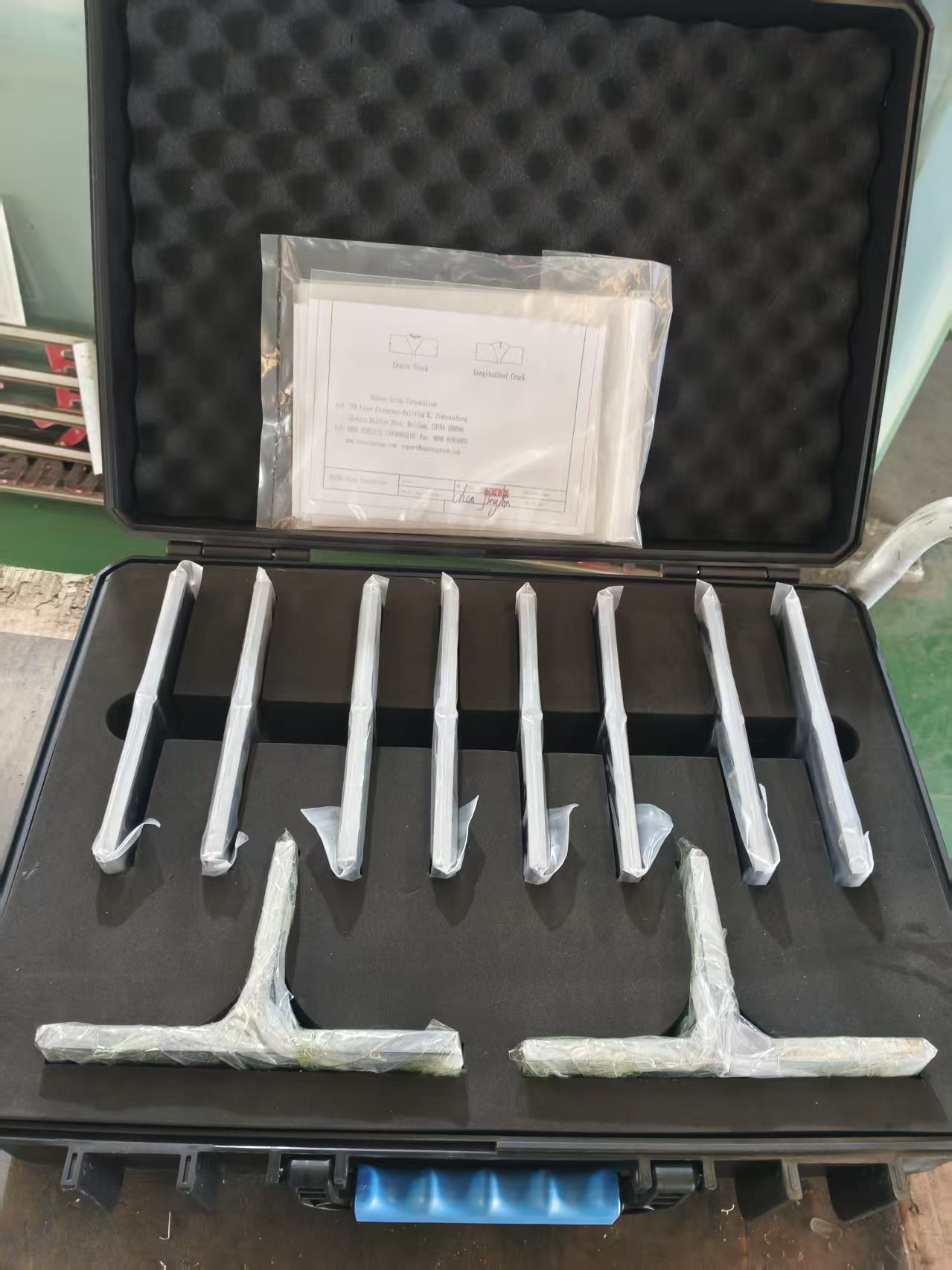25 Defects Magnetic Particle/DYE Penetrant Standard Testing Kit MT/PT KIT