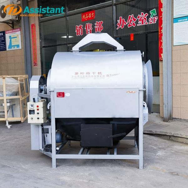 DL-6CSTP-CM110 Household Tea Roasting Drum Machine for Wood/Coal Heating Tea Fixation