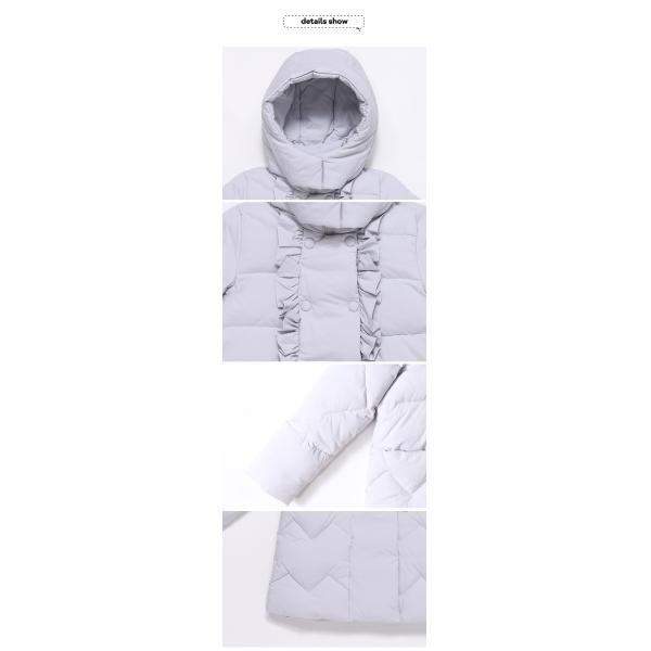 Chinese Clothing Companies Kids Snow Suit Long Style White Duck Down Coat Kids Warm Girls Winter Jacket