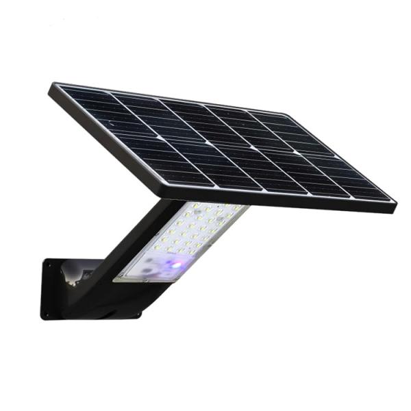 80w solar sensor wall type charging safety LED light|Gray|CRI: ≥75140°| Motion sensor|8m range|Monocrystalline solar pan