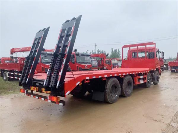 Factory Cheap Price 8x4 Low Bed Large Flat Transportation Truck Flat Bed Cargo Truck