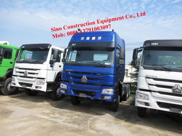 Caminhão do trator de Diamond Blue Euro III 371hp 6x4 com defletor do vento