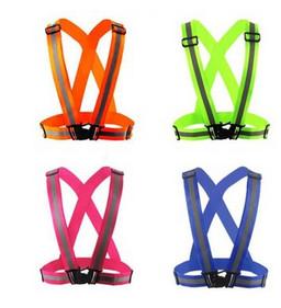 Comfortable Safety Vest Belt High Visibility Adjustable Safety Belt For Outdoor Sport