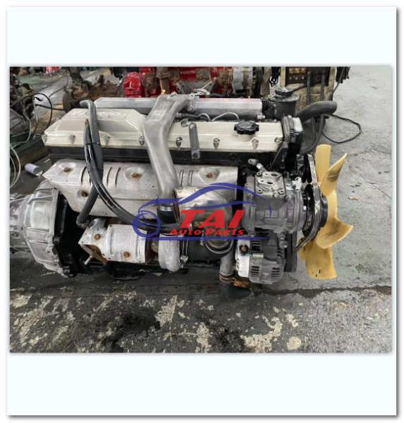 High Quality Car Parts 1HDT 1HDT 12V 6 Cylinder Diesel Engine Assembly With 4WD Manual Gearbox for Toyota Landcrusier
