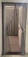 Vente en gros uniquement!Rideau de porte en polyester, moustiquaire 100x210cm Porte à écran magnétique Porte à maille douce