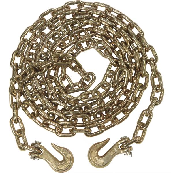 Heavy Load Transportation 8mm Black Zinc Plated G70 Transport Chain with Bent Hook
