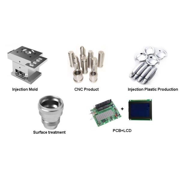 Aluminum Alloy / SS Machining Small Metal Parts With Chrome Plating Surface