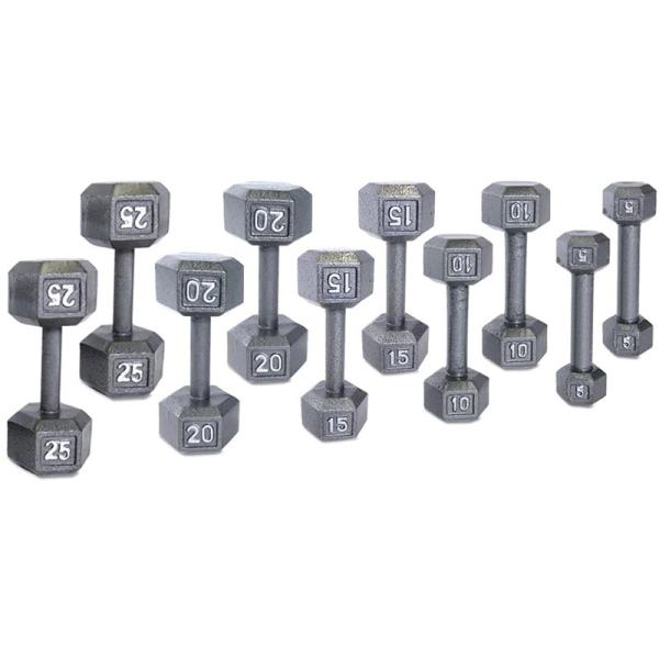 Анти- выскальзывание гантели головы наговора носки 2.5kg Kettlebell литого железа 50 Lb анти-