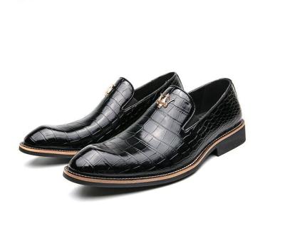 Trendy And Fashionable Men Leather Shoes Formal Attire Pointed Leather Shoes