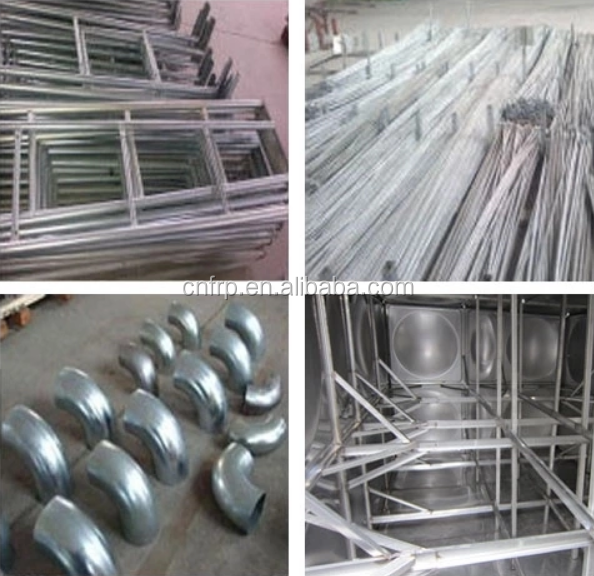 Производство новых прямоугольных резервуаров для хранения воды с сертификацией ISO9001