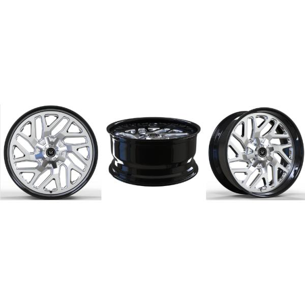 Подходит для Dodge Ram 1500 Gloss Black Custom 2-PC кованые ремни из сплава 20 21 и 22 дюйма 5х139.7 / 6x139.7