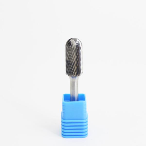 6mm Shank SC Cylinder Ball Nosed Coment Rotary Burr Bits Single Cut Type of Cut DOUBLE CUT LOGO