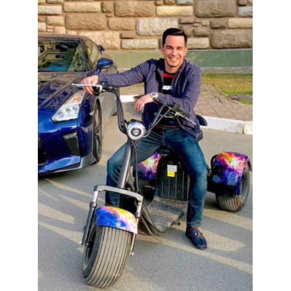 2000w Citycoco Electric Scooter 2 Seater EEC COC Vehicle Long Range 30 Mile Range