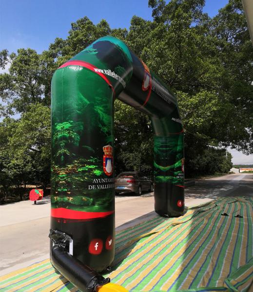 Fábrica 150Z Arco de tecido sinais publicitários infláveis para atividades ao ar livre