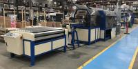 Protector de borde simétrico y asimétrico de L Tamaño 30-110 mm Máquina de protección de borde de papel con velocidad máxima de 70 m / min.
