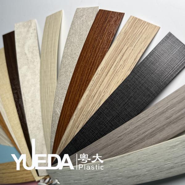 Elegant 2mm Pvc Edge Banding Combined With Unique Tassel Brushed Texture