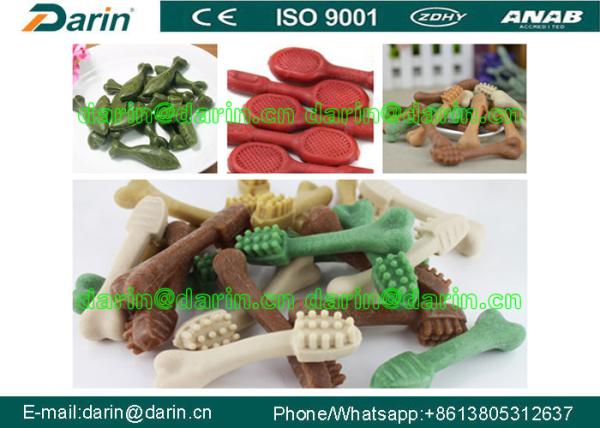 Pet Treats / dog Chews food extrusion equipment , pet extrusion machine