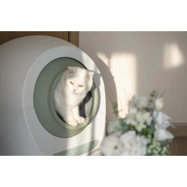 4 Litre ABS Automatic Cleaning Cat Litter Box Toilet 68*62*56cm