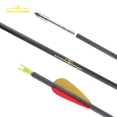 ID.165( 4.2mm) Carbon Fiber Child's Arrow FoCar Practice  , Youth Beginner Practice Kids Target  Arrows