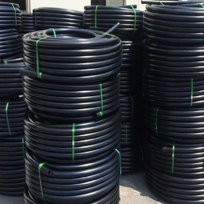 Труба пластмассы полиэтилена трубки Hdpe водоснабжения подгоняла