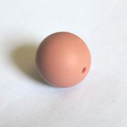New Color BPA Free Baby Chew Necklace Round Silicone Teething Beads Brown/pink/orange/green/blue or Custom Color DL13-005 CN;GUA