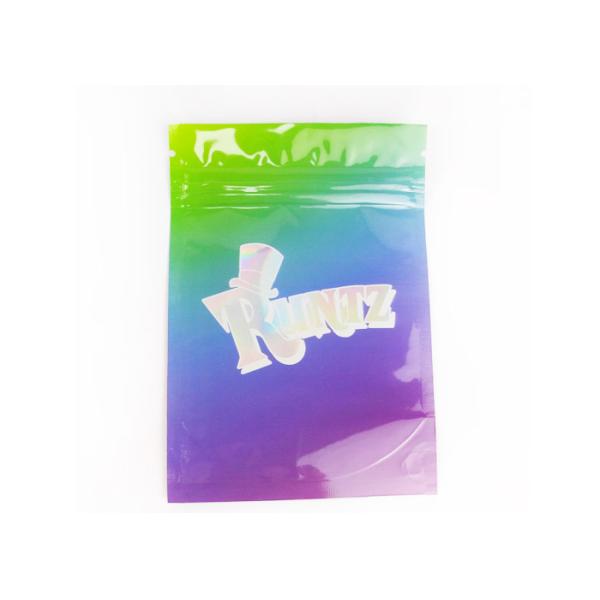 Runtz Connected Small Plastic Zipper Pouch , Herbalism Bag 92*126mm