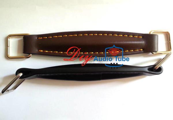 Lightweight Guitar Amplifier Handles Leather Material With Nickel / Gold Fitting