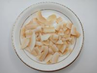 Des flocons de noix de coco