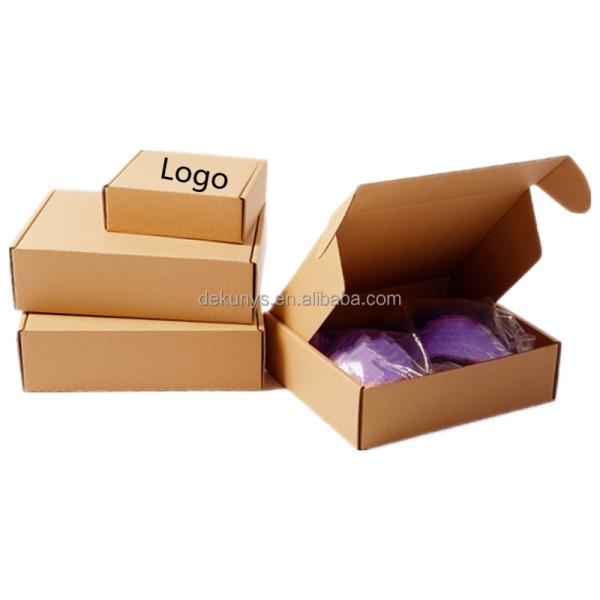 9x6x2 Plain Craft Mailer Box Packaging For Underwear Eco Friendly Shipping