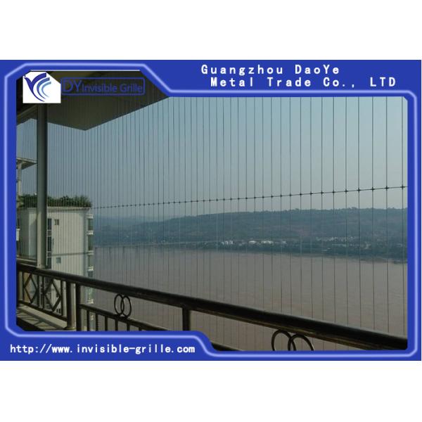 Custom Fire Rated Aluminium Wire Safety Invisible Grille