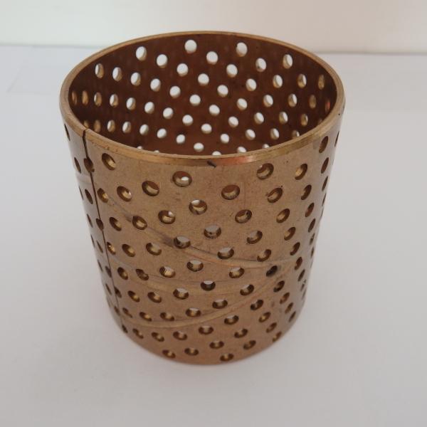 Rolamento de bronze da flange de Oilless da maquinaria de exploração agrícola CuSn8P0.3