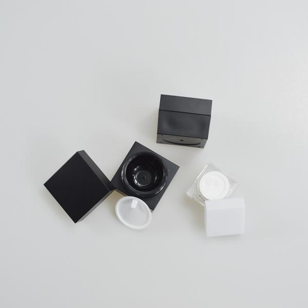 5g 10g квадратная акриловая банка косметическая банка Контейнер квадратной формы для OEM / ODM