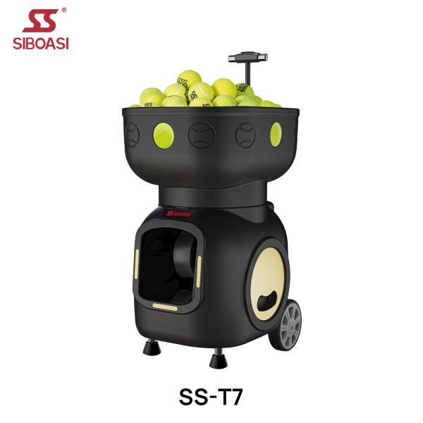SIBOASI T7 APP Control Mini Shooting Tennis Machine Ball for Training