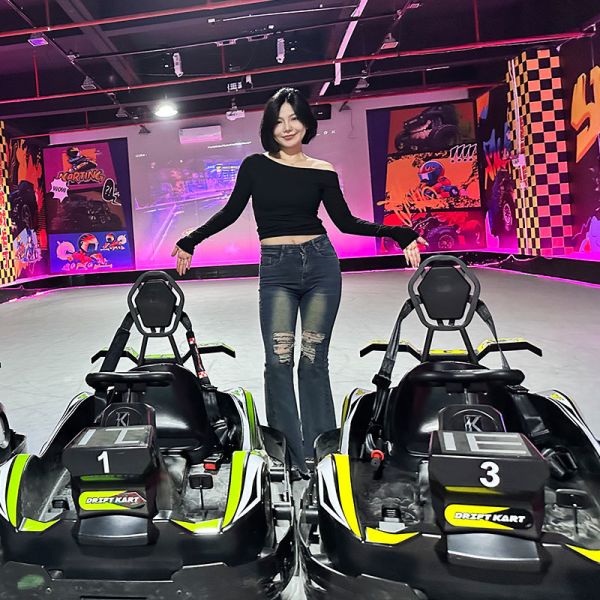2026 Hot Selling Interactive Projector Go-Kart Indoor Drift Karting VR/AR/MR Equipment for Family Entertainment Center