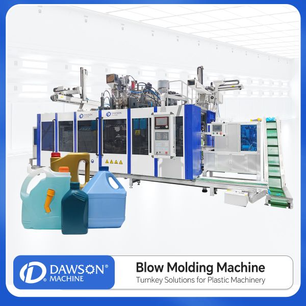 Automatic DSB90II Double Station Blow Molding Machine with Triple Screw for 5L Containers