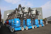 Trabalhos de construção 14m 16m 18m 20m Auto-propulsão articulada Boom Lift Diesel Boom Lift