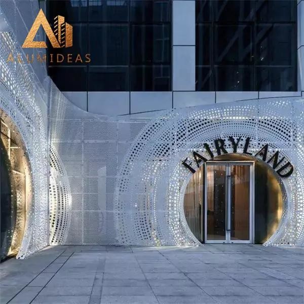 Aluminum Cnc Laser Cutting Wall Cladding
